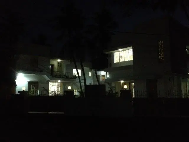 Ladies Hostel Trichy Building Night View
